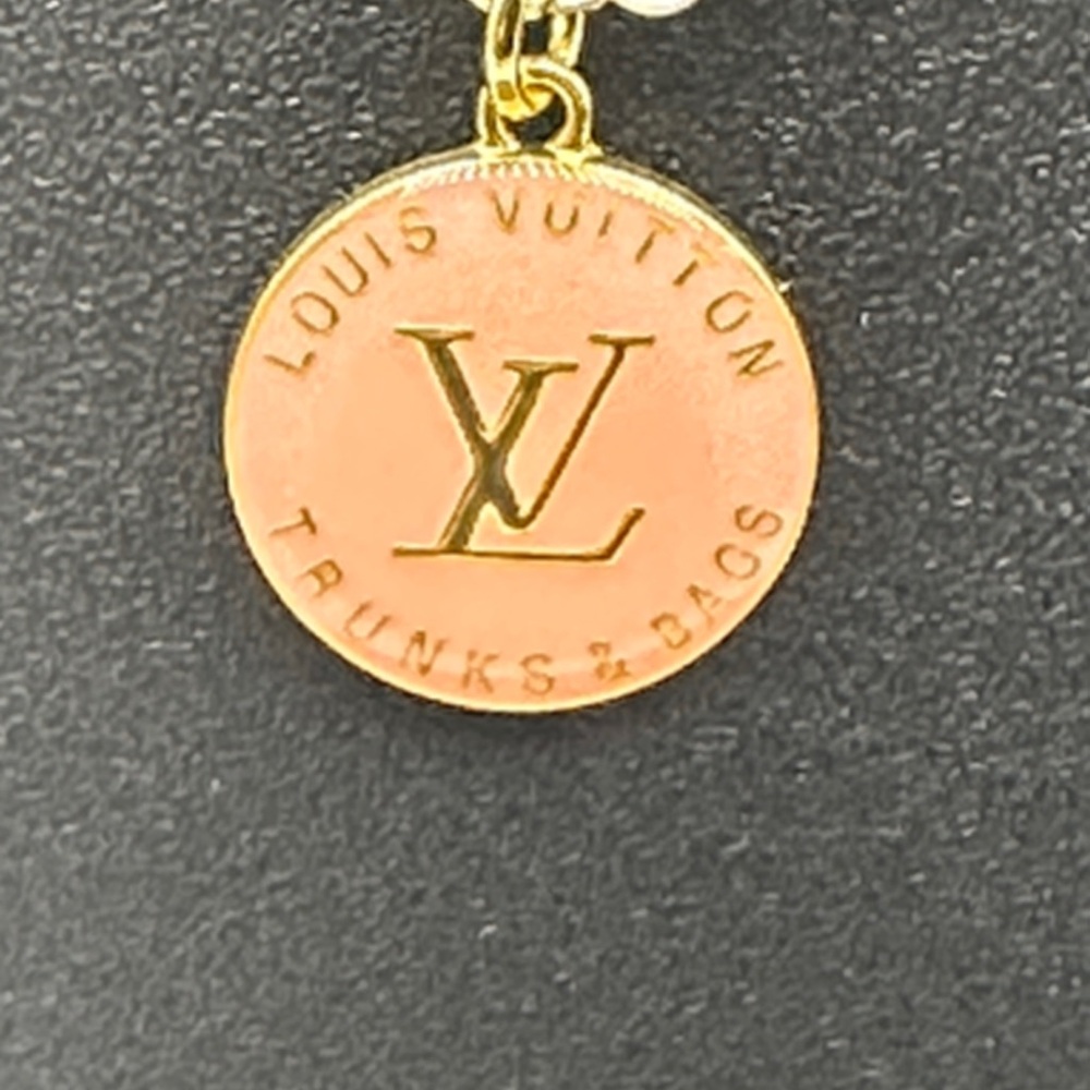 Louis Vuitton Gold Pendant Necklace